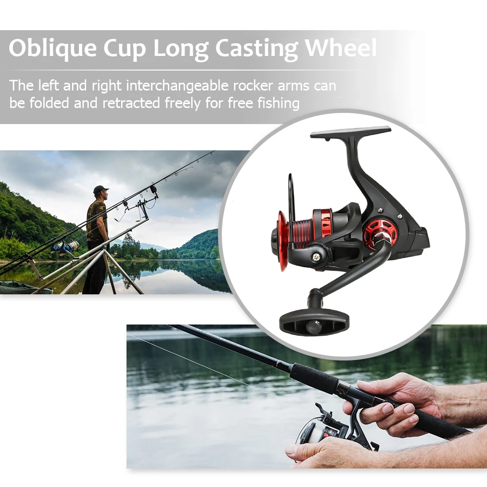 

Spinning Fishing Reel 10kg Max Drag Saltwater Fishing Bass Pike Trolling Fishing Reels 4000-7000 Sea Pesca Accessories