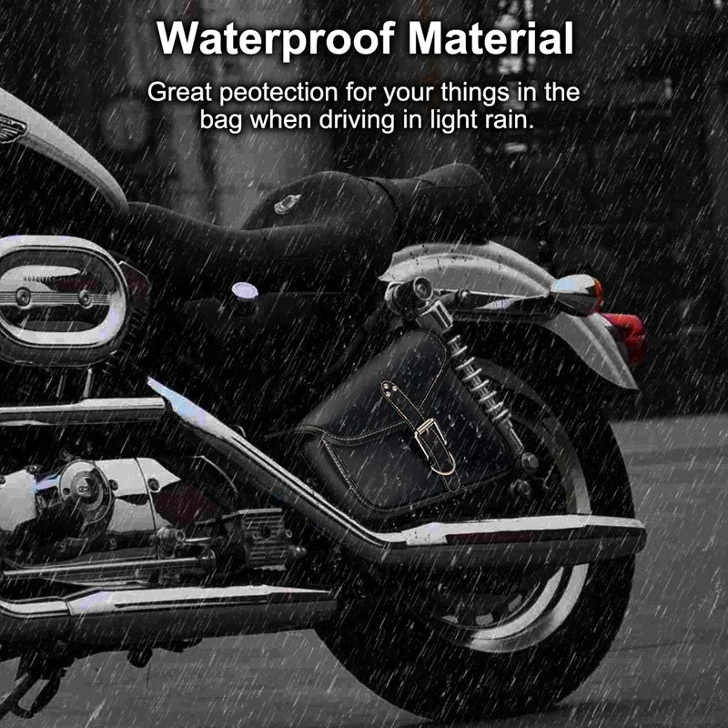 Мотоциклетная сумка для инструментов седельные сумки черная с поворотным