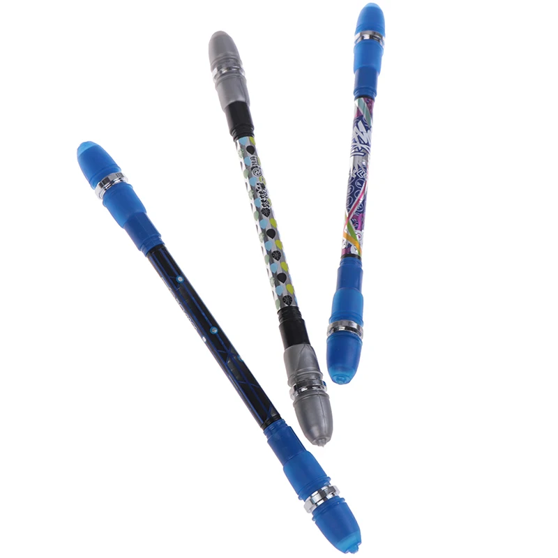 

1pc Non Slip Coated Spinning Pen Champion Rolling Pen Ball Point Improve Children Learning Office Supplies
