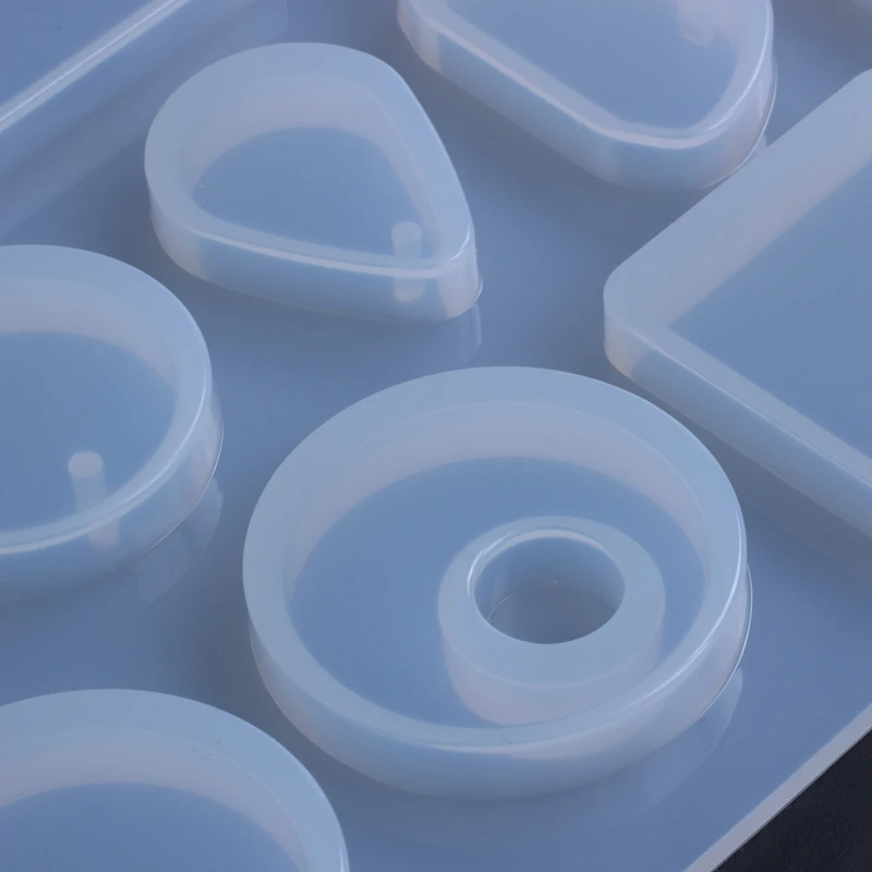 12 видов конструкций силиконовая форма для кабошонов ожерелье кулон Смола