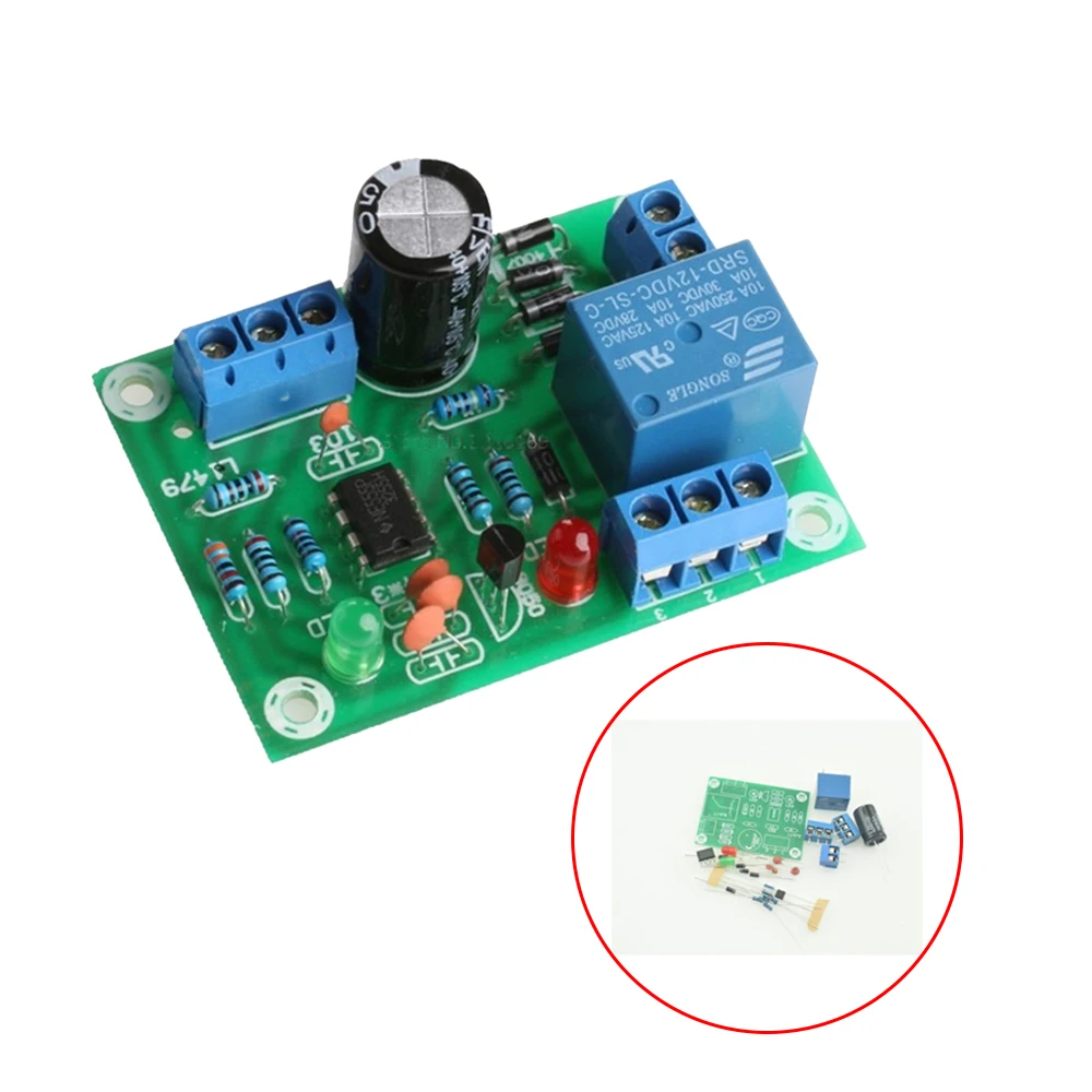 

DC 12V Water Level Detection Sensor Module Low Pressure Water Liquid Level Controller Sensor Module DIY Kit Detection Switch