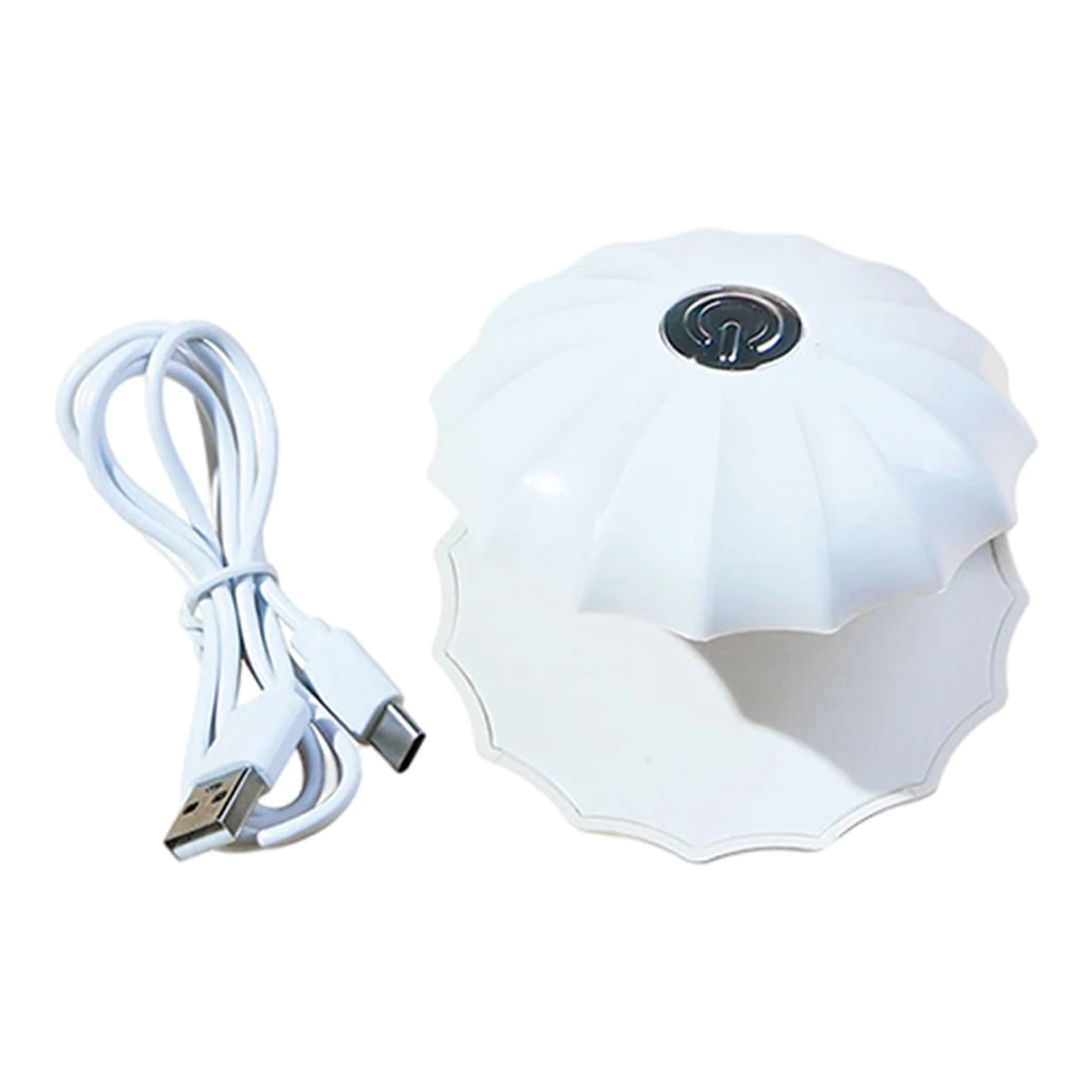 

Мини-USB Гель-лак для ногтей сушилка лампа в форме ракушки для салонного маникюра быстросохнущие инструменты для маникюра и педикюра, безопа...