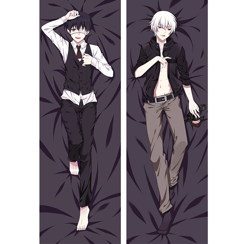 Чехол для подушки аниме Tokyo Ghoul Ken Kaneki Guru Kirishima Touka | Дом и сад