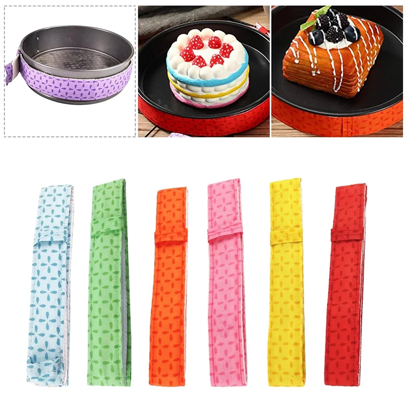 

Baking Tray Protection Strap Strip Cake Pan Strips Bake Strip Belt Moist Level Cake Tools Protect Banding Cloth Kitchen Gadgets