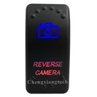 Автомобиль Лодка Грузовик Rv автобус-ВКЛ. Вверх синий и вниз красный светодиод-кулисный переключатель-камера заднего вида-5 контактов-SPST-водонепроницаемый