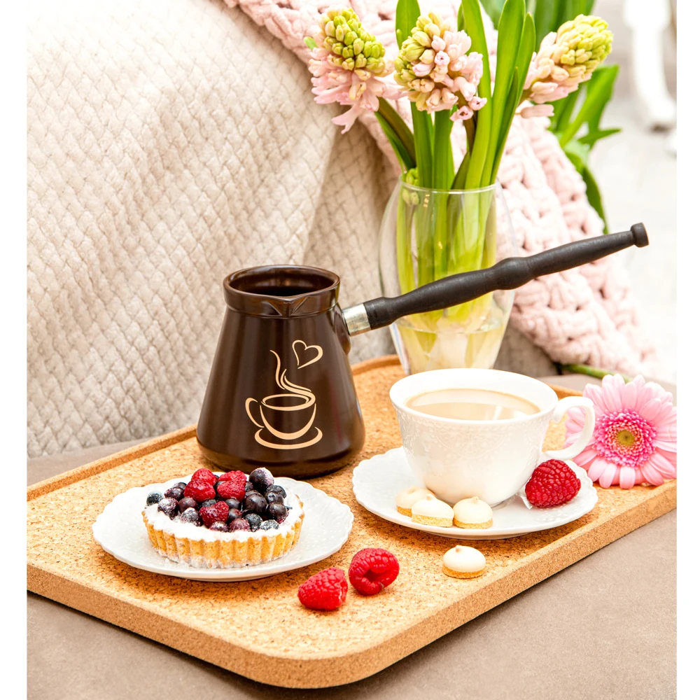 Serving tray rectangular Kronos 45*30 cm Dishes for serving Plates Tableware Table setting Kitchen dining room and bar Home supplies food Garden