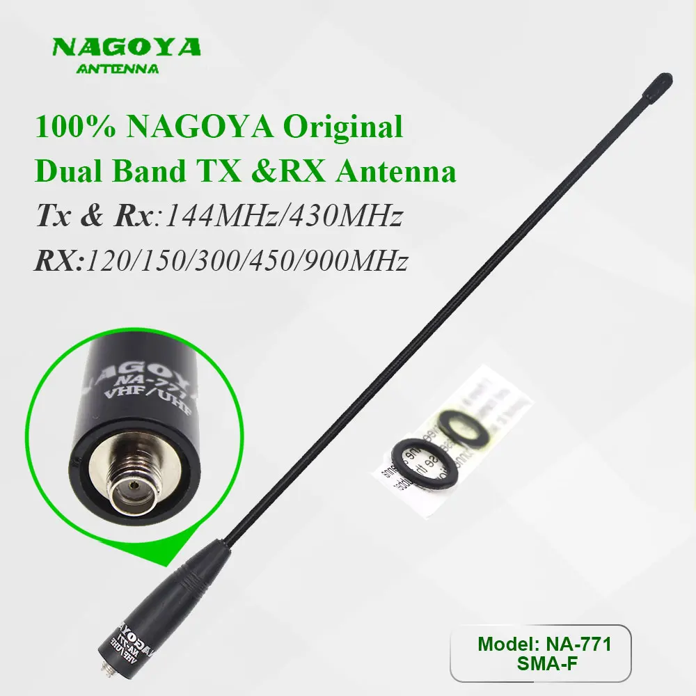 Антенна оригинал NAGOYA 2 шт. NA-771 SMA-Female подходит для двухдиапазонной антенны Baofeng UV-5R