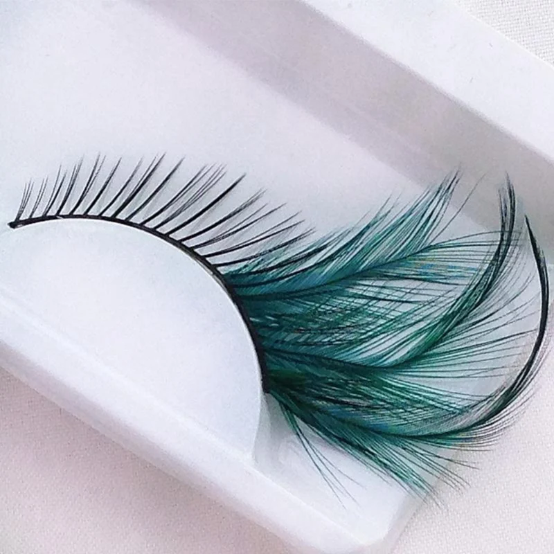 1 пар/компл. перо накладные ресницы Мягкие Длинные Макияж глаз ресниц натуральные