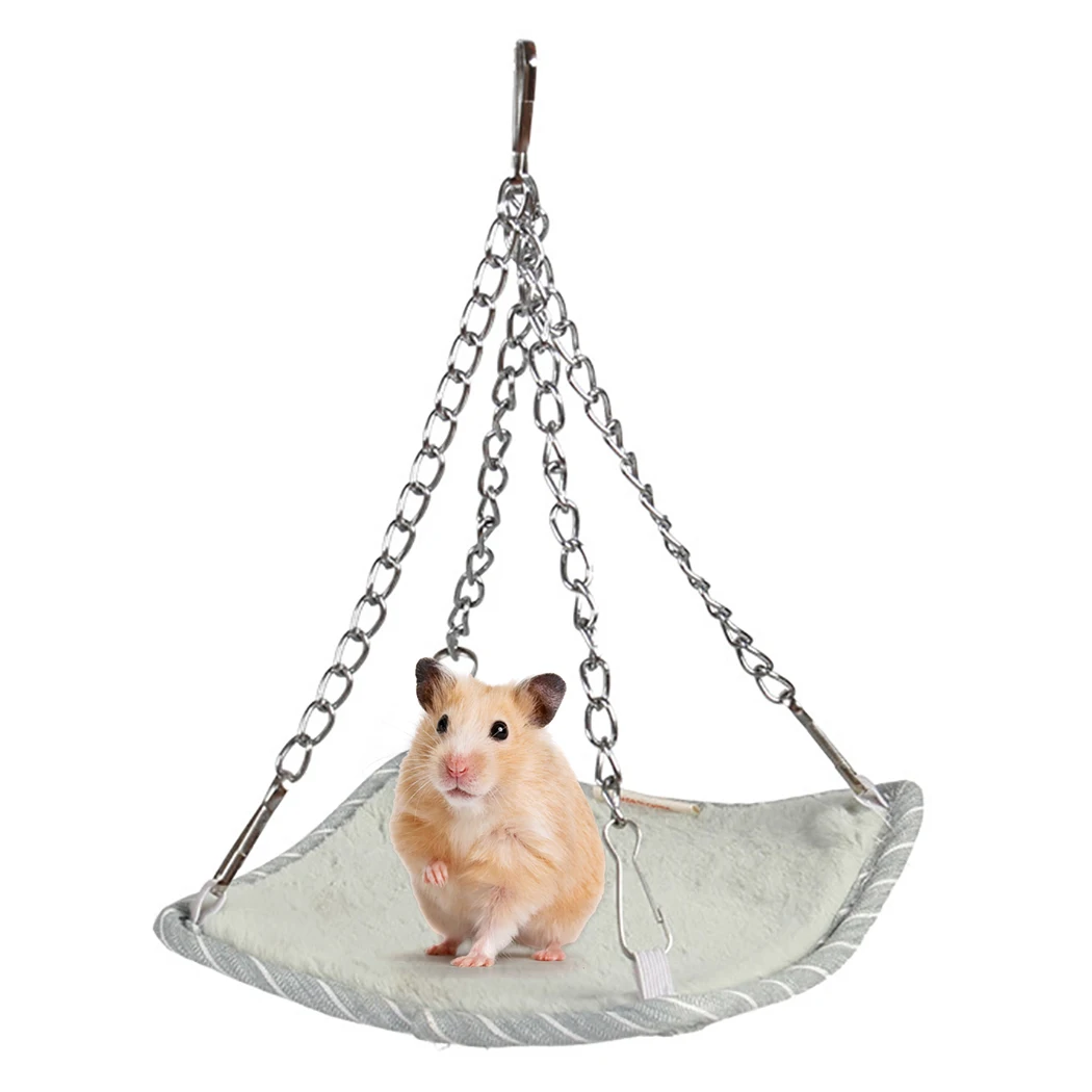 

Теплый Гамак для хомяка, подвесной домик для кровати, для маленьких животных, подвесная кровать, белка, морская плюшевая гнездышко, гамак дл...