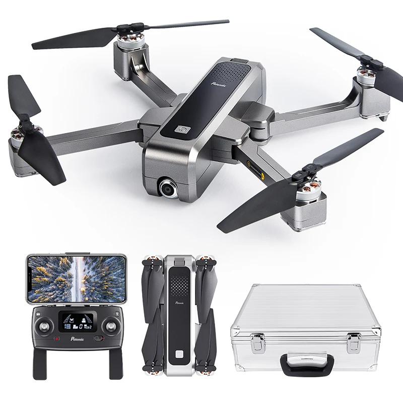 Potensic D88 5G WiFi FPV Дрон с камерой 2K Режим высокой фиксации складной рычаг RC Квадрокоптер Дрон с Чехол