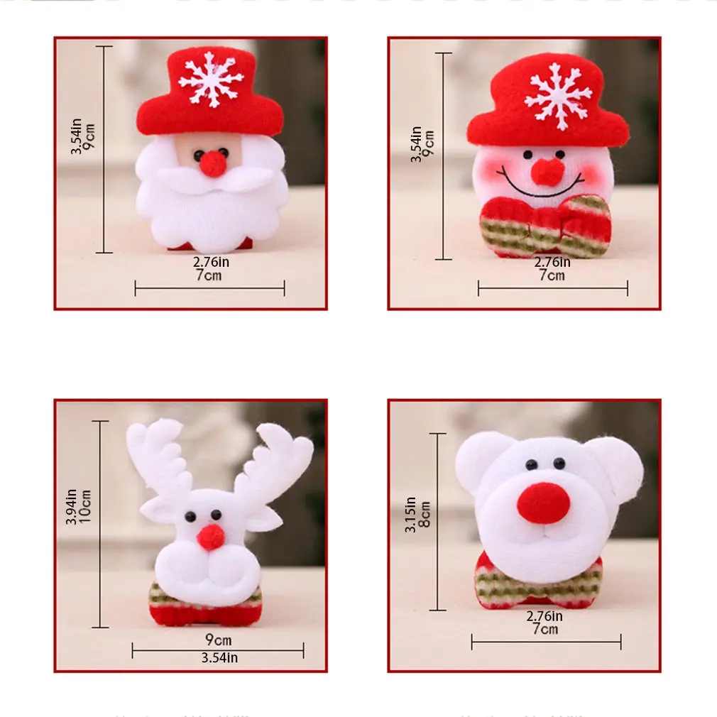 

2020display light Christmas Decorations luminous Brooches Badges Santa Claus Snowman Bears Christmas Gifts Decorations Ornaments