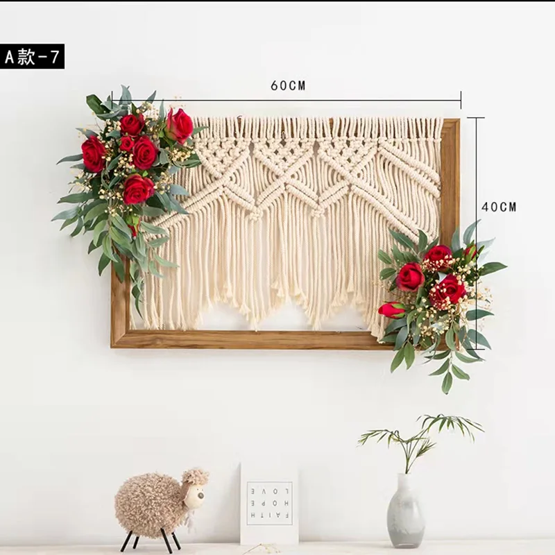 Декор для гостиной подвеска дома искусственный цветок искусственные украшения