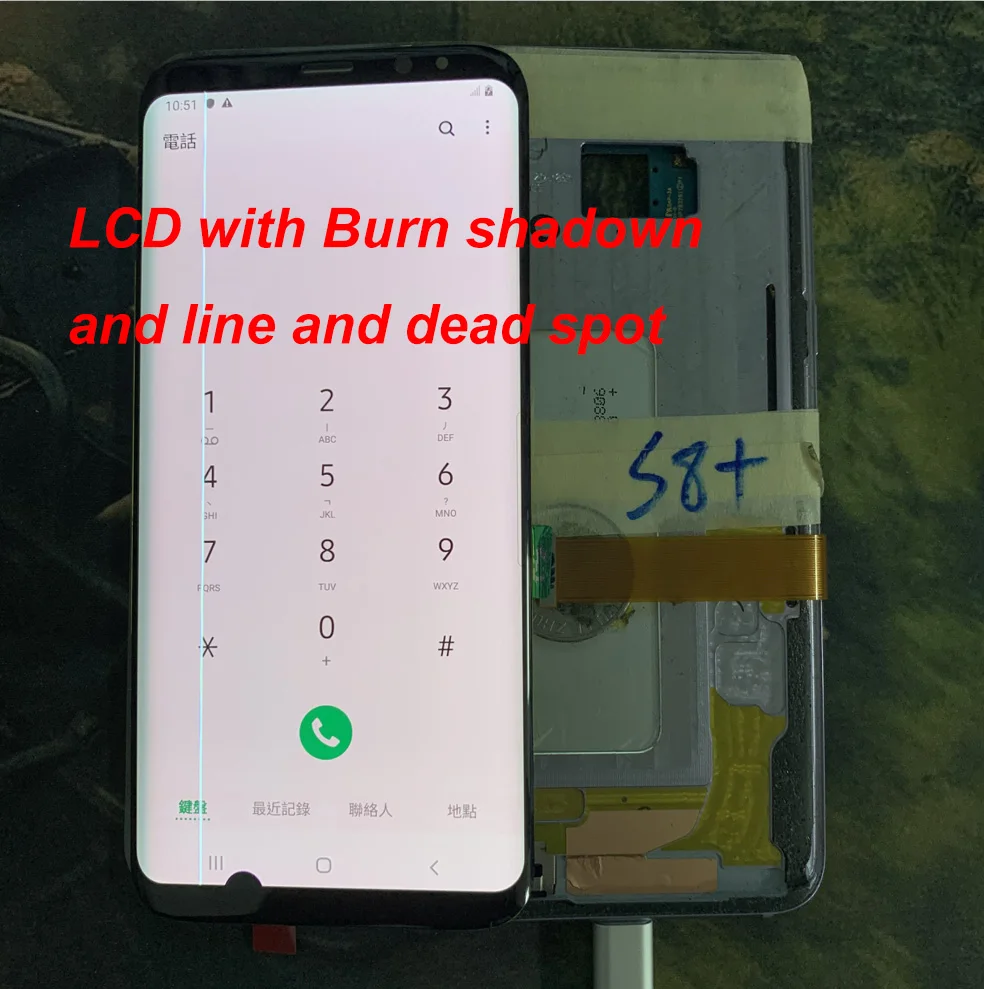 Дефектный экран для Samsung Galaxy S8 plus ЖК дисплей + G955 G955F G955FD сенсорный дигитайзер в
