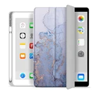 Чехол для iPad 2019 7 10,2 2018 Mini 4 5 9,7 2020 Pro 11 12 9 2021 Air3, силиконовый чехол с мраморным рисунком для iPad 5th 6th G, 10,5