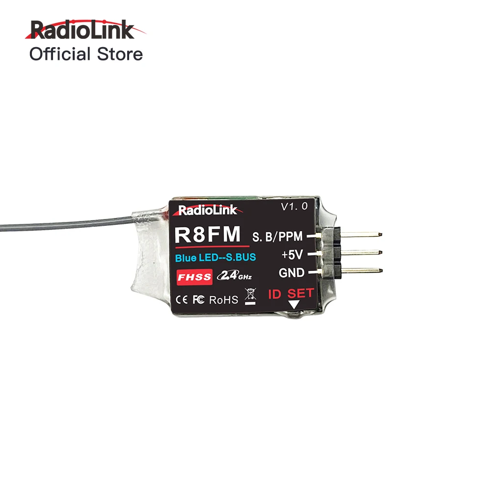 Радиоуправляемый приемник Radiolink 2 4 ГГц R8FM 8CH супер мини поддержка SBUS/PPM для