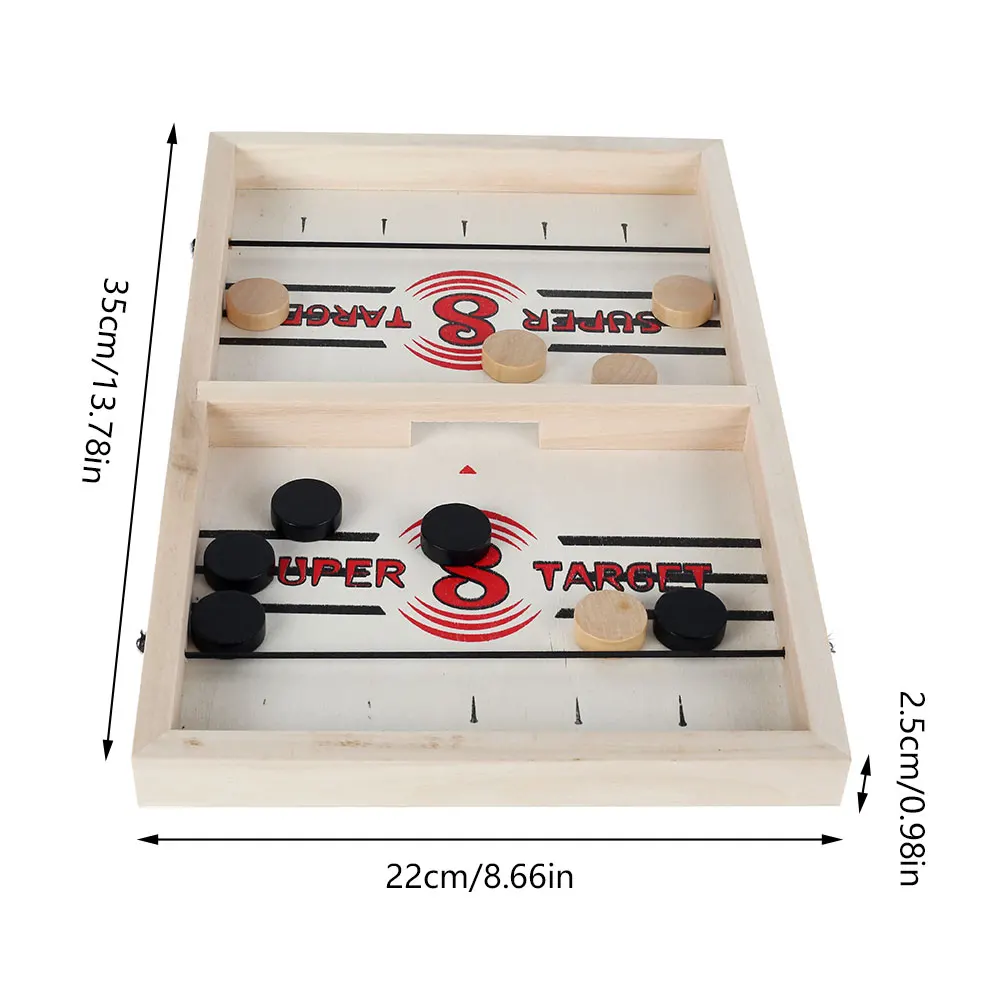

Table Hockey Game Foosball Winner Games Catapult Chess Parent-child Interactive Toy Fast Sling Puck Board Game Toys for Children
