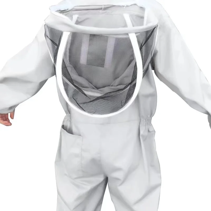 Ropa de apicultor de cuerpo completo, traje profesional de protecci&oacute;n de abejas, velo, sombrero, vestido, equipo de todo el cuerpo-1