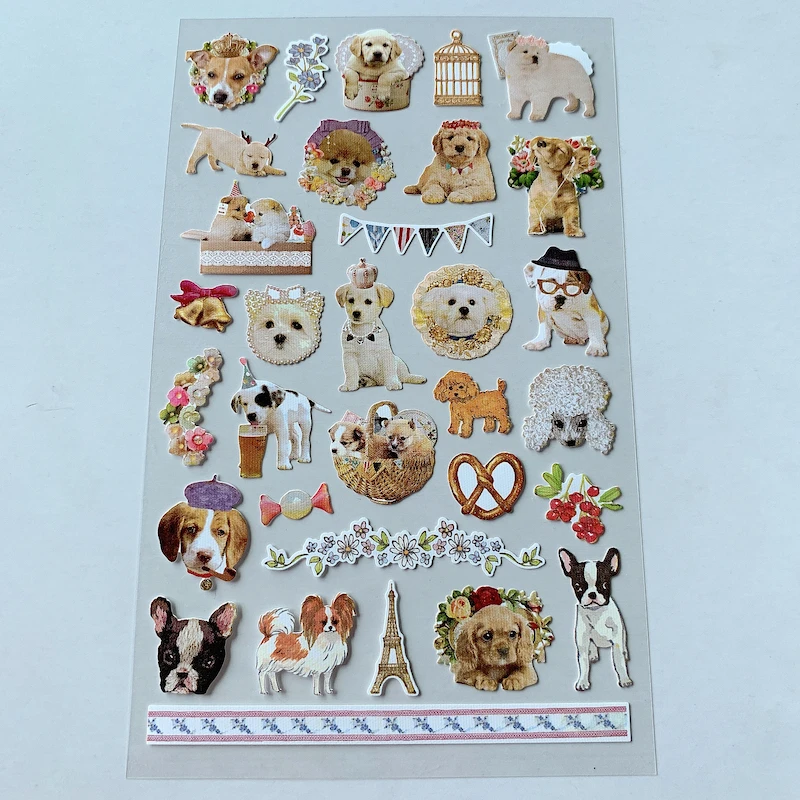 Pegatinas de animales Kawaii para u&ntilde;as, lote de pegatinas de animales para u&ntilde;as-4
