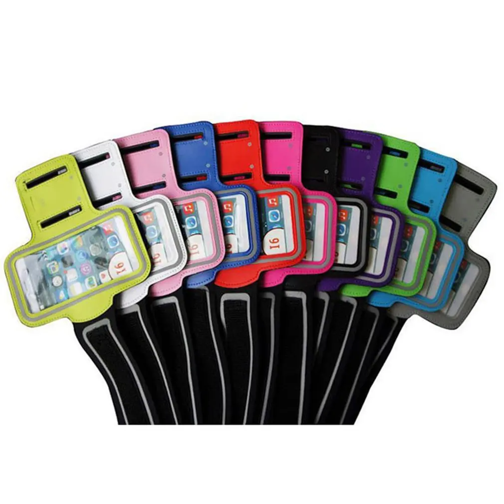 

Running Bags Men Women Armbands Touch Screen Cell Phone Arms Band Phone Case Sports Accessories for 4.1-4.8 Inch Smartphone HOT