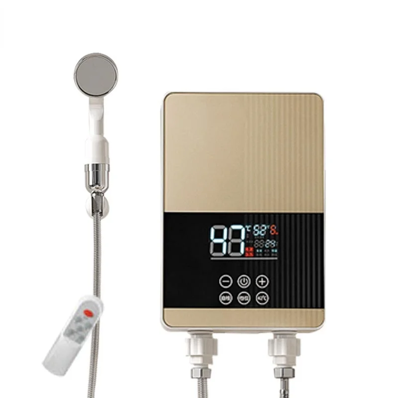 

Instant Electric Water Heater for Home Small Three Second Speed Heat Take A Shower Bathroom Bath Machine 6100W