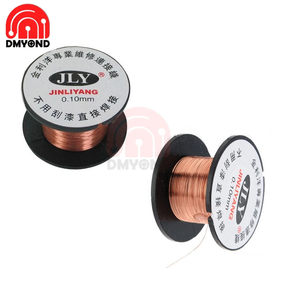 Кабель 0 1 мм медный припой паяльная проволока эмалированный для ноутбука