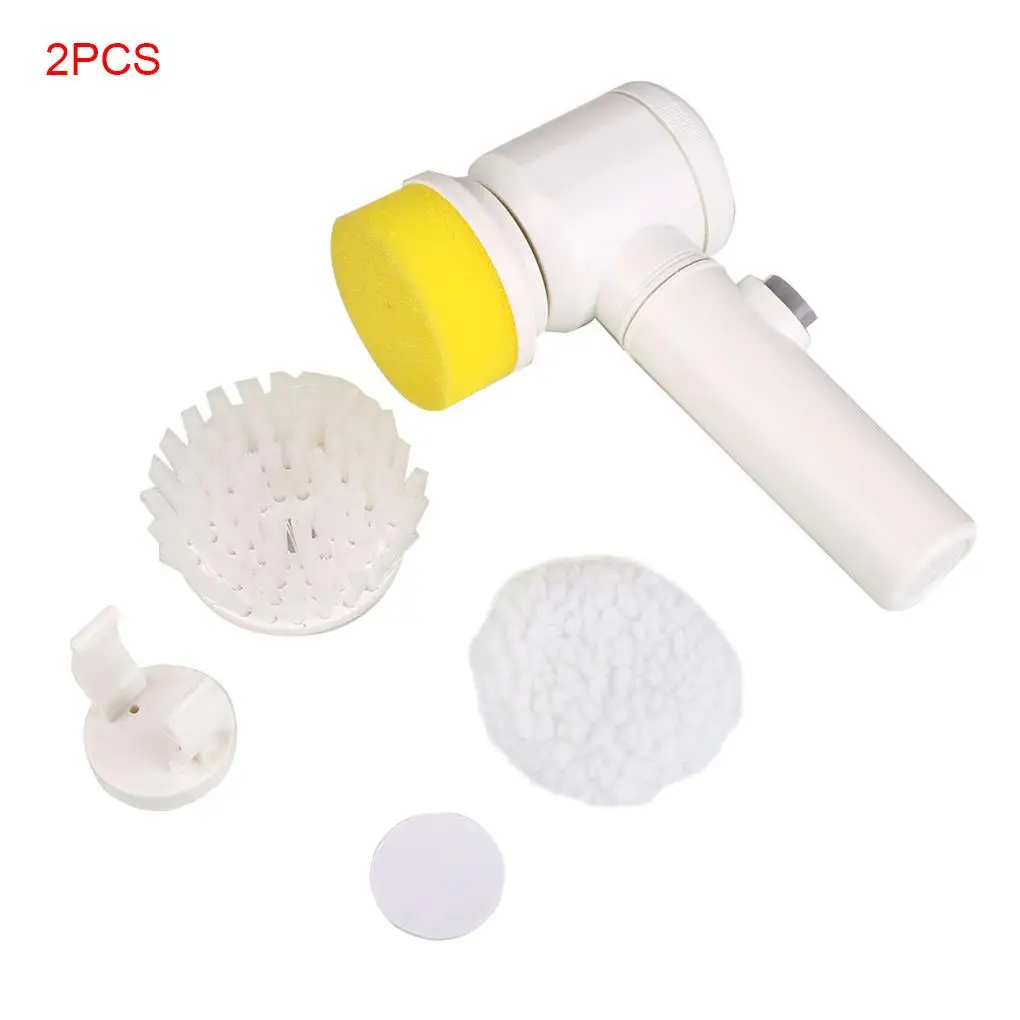 

2 шт. 5-в-1 ручная щетка для ванны кухонная ванная комната инструмент для очистки раковины Туалетная Ванна электрическая щетка