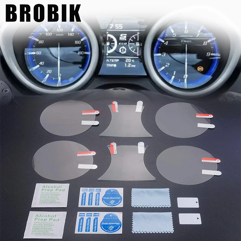 

BROBIK Motorcycle Speedometer Cluster Scratch Cluster Screen Protection Film Protector For Yamaha Tmax 530 DX SX 2017 2018