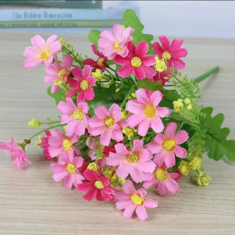 Один Букет из 7 веток и 28 головок милый женский свадебный цветочный букет