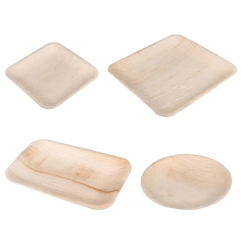 10 шт одноразовые столовые приборы вечерние поднос десертные тарелки для дня