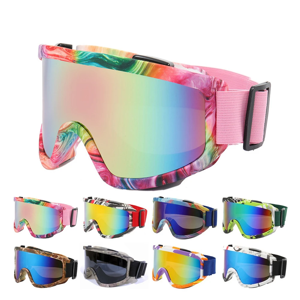 Лыжные очки, зимние спортивные ветрозащитные лыжные очки, лыжная маска для сноуборда, снега, лыжные очки с УФ-защитой, лыжные очки