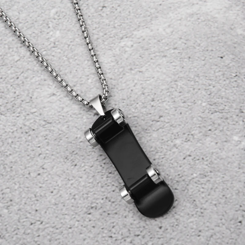 Черное ожерелье из нержавеющей стали Kpop колье с подсолнухом и надписью для