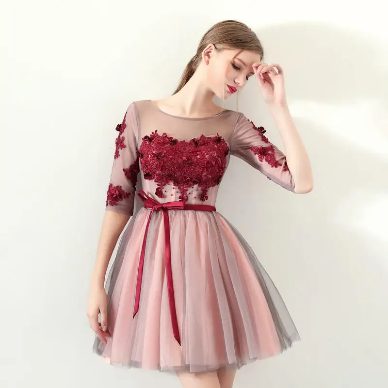 Female Slim Sleeveless Cheongsam Sexy Appliques Mesh Long Evening Party Dress Elegant Stand Collar Qipao Oversize 3XL Vestidos - Цвет: Style 2