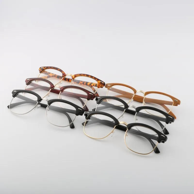 Солнцезащитные очки с прозрачными линзами для мужчин и женщин в стиле ретро