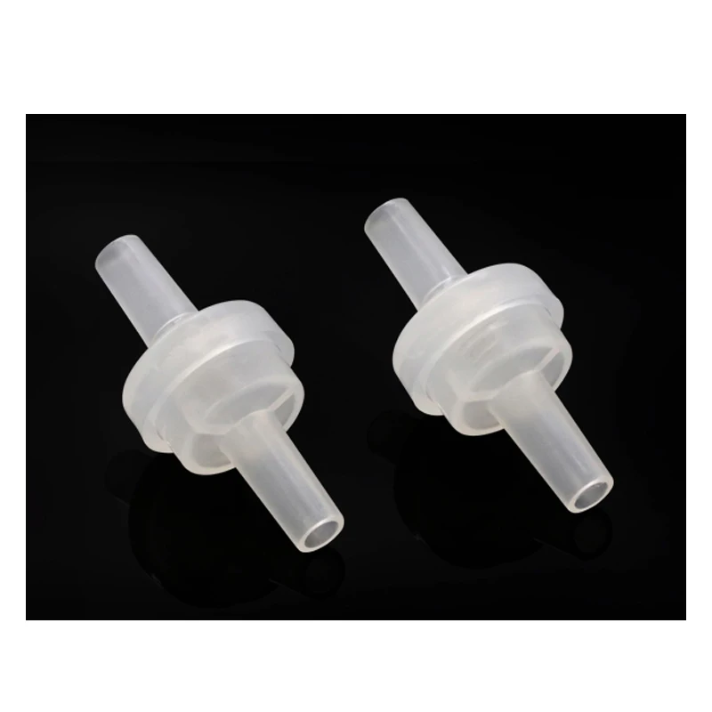 

2Pcs 3-12mm Plastic One Way Non-Return Water Inline Fluids Check Valves for Fuel Gas Liquid
