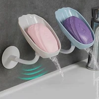 wall mounted soap holder free punching bathroom soap dish stand box household wall hanging drainage soap holder storage rack