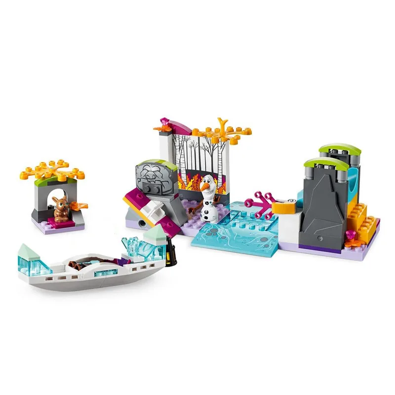 Конструктор Disney Холодное сердце II экспедиция каноэ принцесса набор строительных