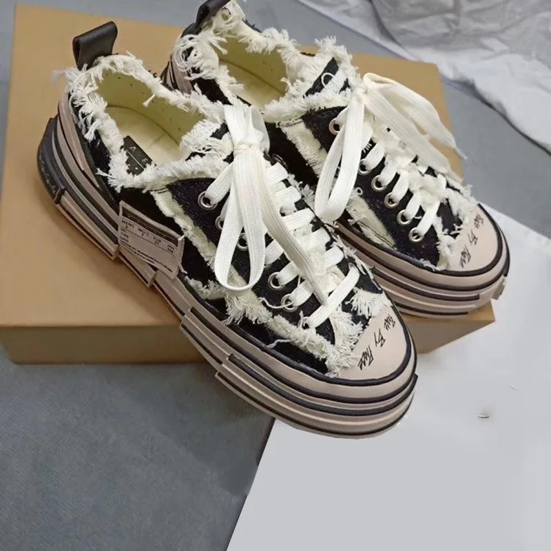 

shoes women's muffin thick soled canvas shoes plus Plush inner board shoes