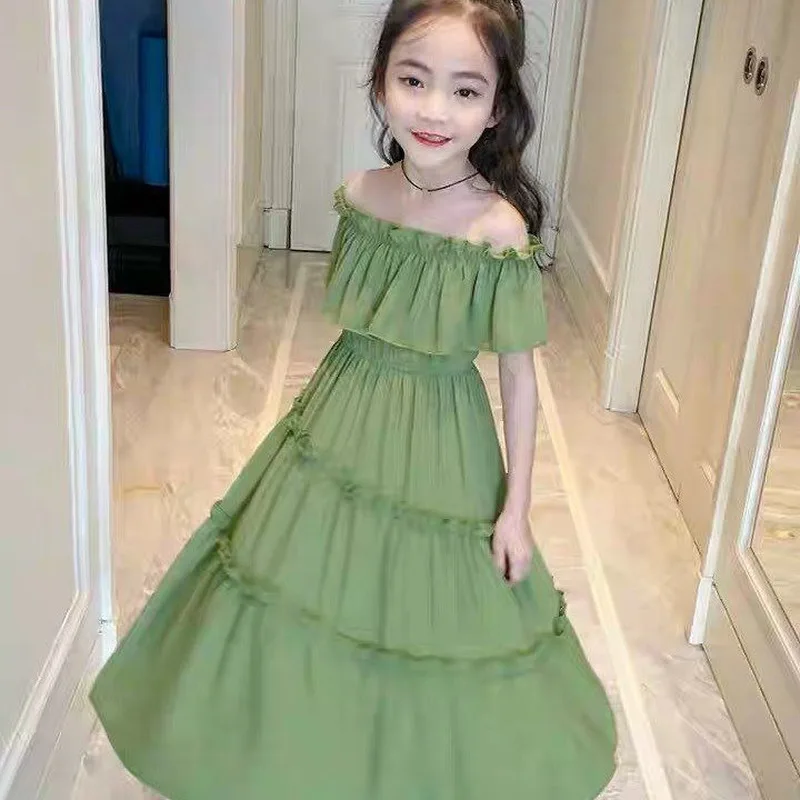 

Girls Dresses 2020 summer Girl Dress Floral Design Baby Girls Dress Kids Dresses For Girls Casual Wear Children Clothing
