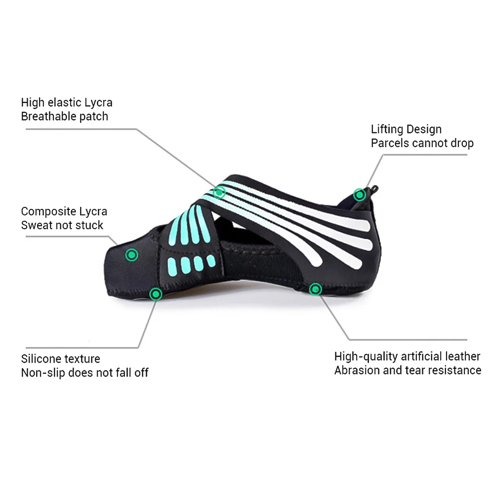 

Pilates Dance Socks Indoor Non-slip Yoga Shoes Anti-skid Gym Socks Yoga Fitness Socks Five Toe Backless Fitness Accessories