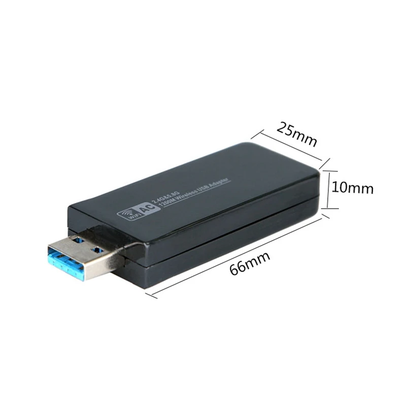 1200 Мбит/с USB беспроводной Wifi адаптер 2 4 ГГц 5 8 беспроводная сетевая карта
