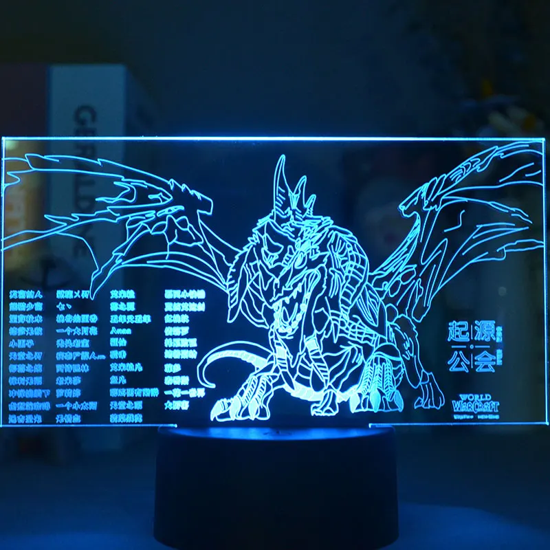 

App 16 Color Gamers Union Federation 3D Led Lamp Decoration Sensor Light Children Christmas Birthday Party Gifts For Bedroom