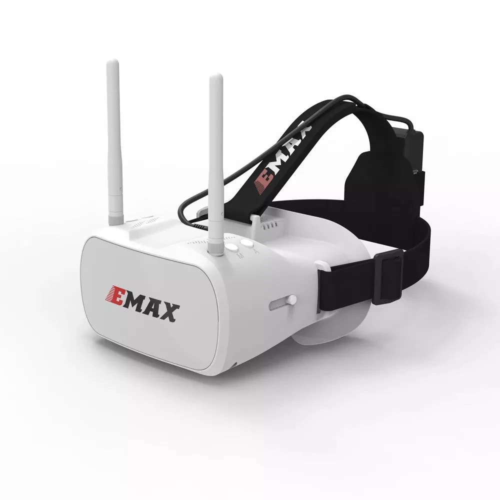 Новая стильная видеогарнитура Emax Tinyhawk 5 8G 48CH очки FPV 4 3 дюйма 480*320 с двумя антеннами