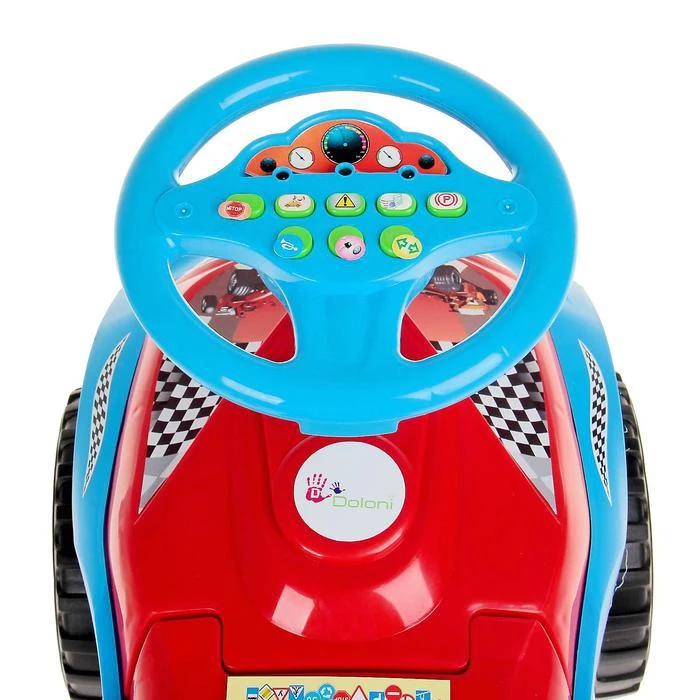 Tolokar Autoshka with musical steering wheel Gifts Hobbies Baby Kids Birthday Toys for children Ride on Vehicles Accessories Outdoor Fun Sports |