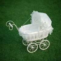 newborn photography trolley car props baby girl photo shoot posing studio cradle basket props infant bebe fotografia accessories