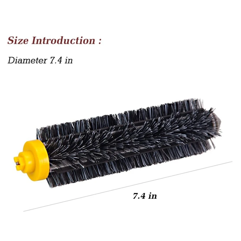 

Replacement Is Suitable for IROBOT ROOMBA 700 Series 760 770 780 790 Bristle Comb and Elastic Beater Brush