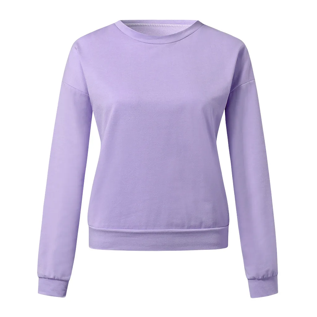 Толстовки унисекс Модный Дикий теплый повседневный свитшот с круглым вырезом и