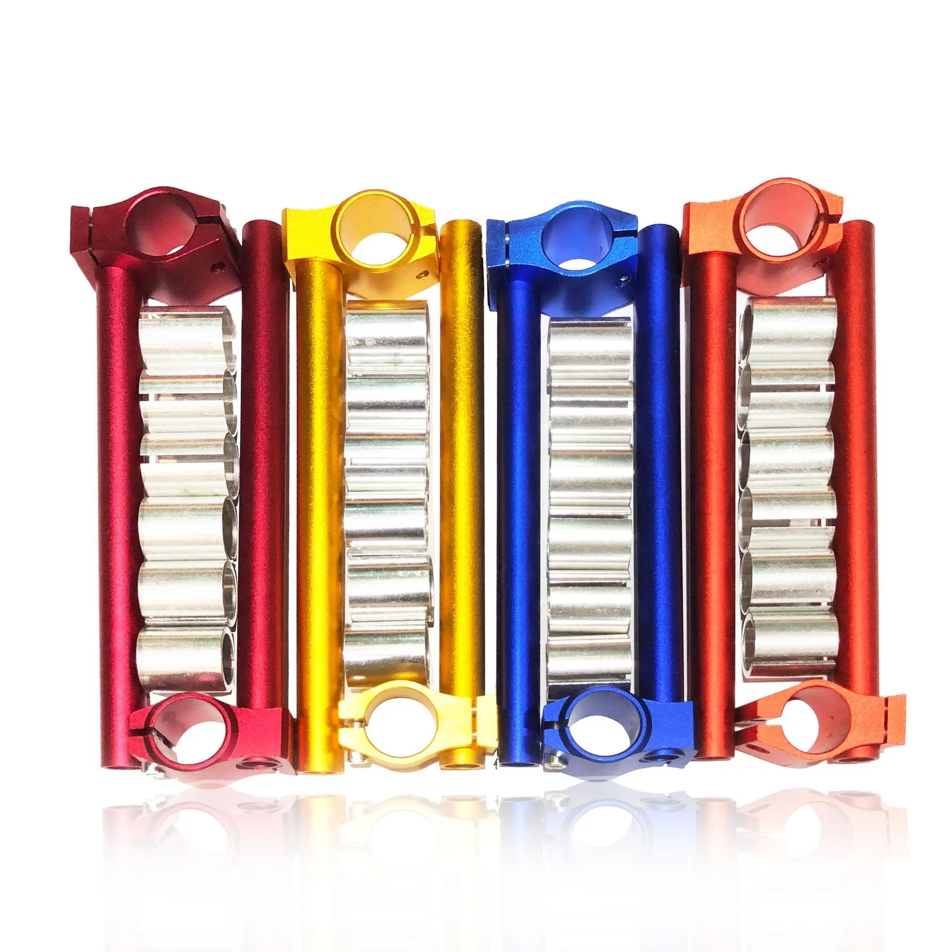 Мотоцикл руль Гонки Регулируемый CNC 31/30/26 мм зажим на Ons вилка Руль Кафе Racer Moto