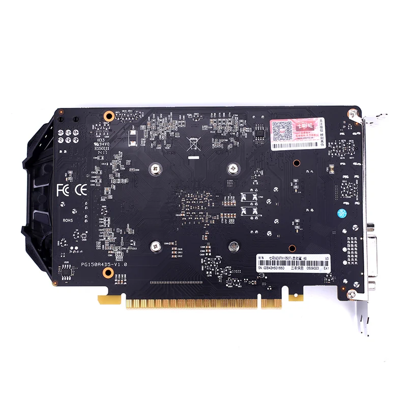 Цветная видеокарта GeForce GTX 1050Ti 4 ГБ GDDR5 с 6-контактным разъемом питания PCIE 3 0 бит |