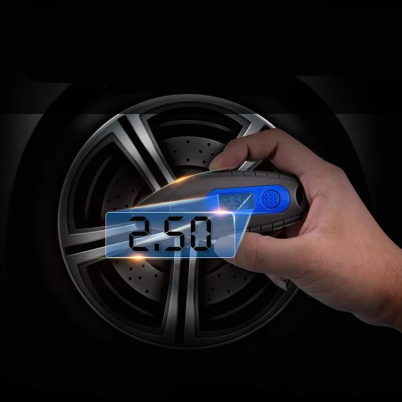 

CARSUN Digital Tire Pressure Gauge Car TPMS Motorcycle Truck Diagnostic Tool Tyre Pressure Security Pression Pneu Alarme Voiture