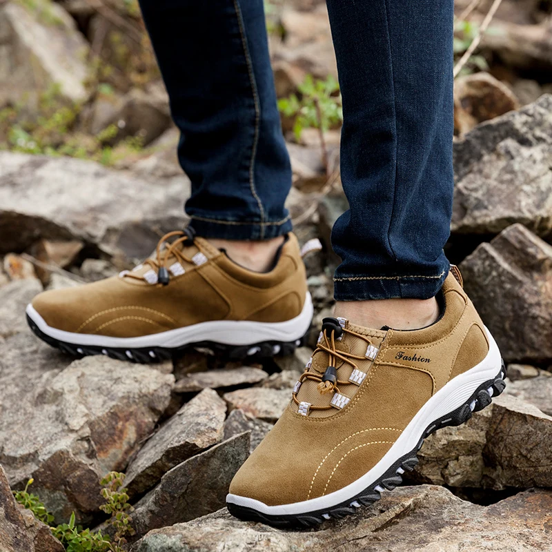 Мужские кроссовки для активного отдыха на осень и зиму повседневная обувь модная